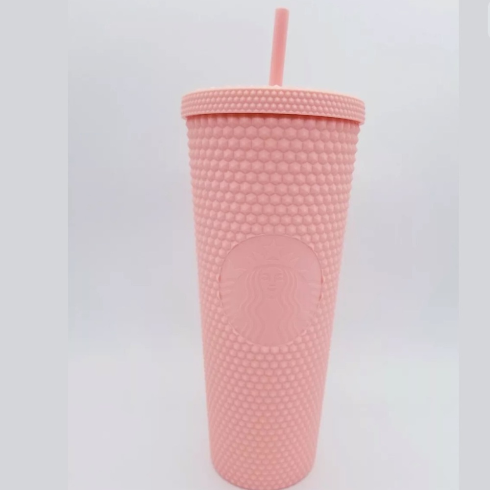 Starbucks Matte Pink Studded Cold Cup Tumbler NEW - Picture 4 of 5